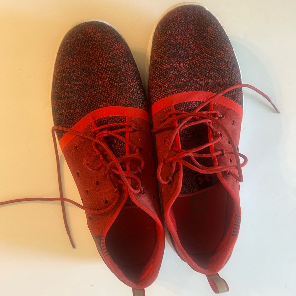 Under Armor Size 10.5 Red - image 3